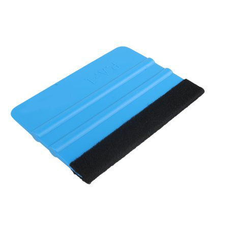Plastic Felt Edge Squeegee Blue